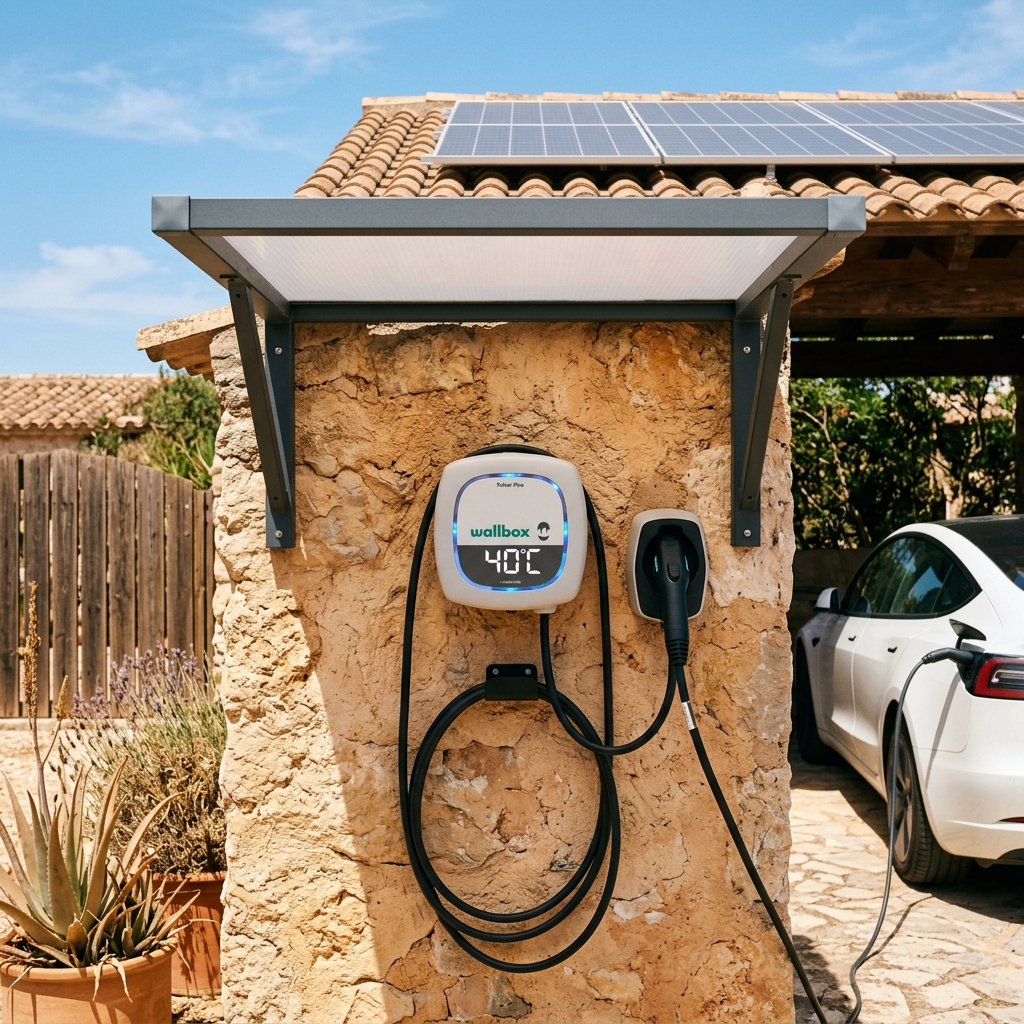 Wallbox et chaleur provençale : protéger sa borne et sa batterie au-delà de 40°C