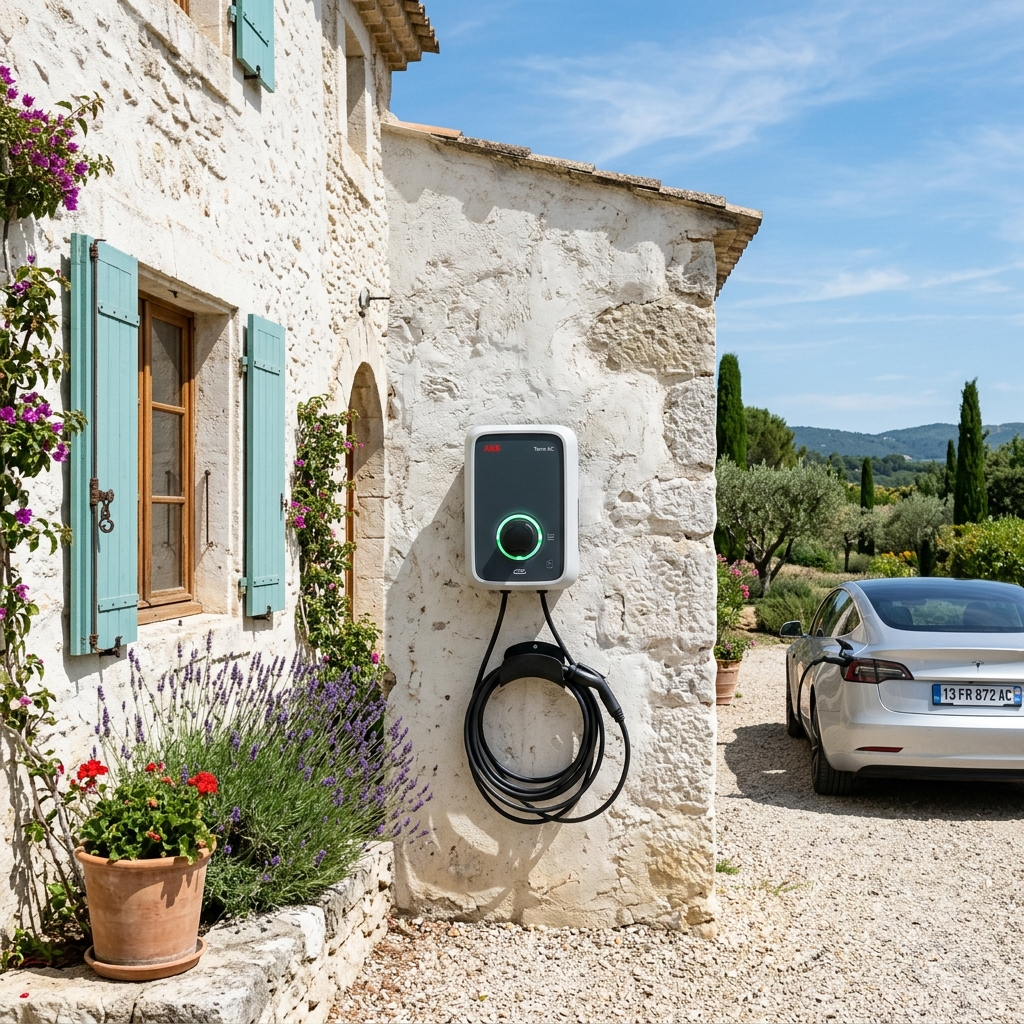 Prix borne de recharge Bouches-du-Rhône 2026 : devis wallbox villa et copropriété Marseille